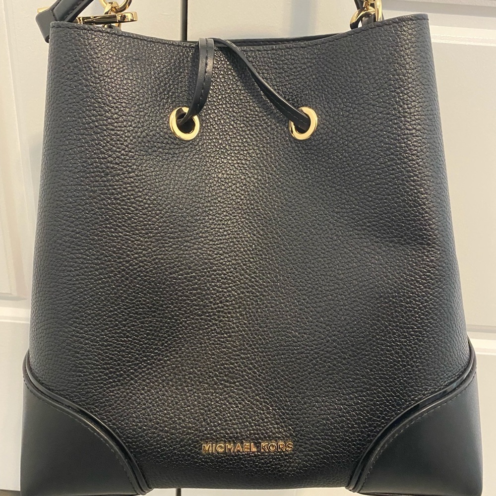 Michael Kors Black Leather Purse